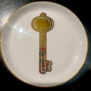 Tiffany Gold Key Ring Dish (SAMPLE)